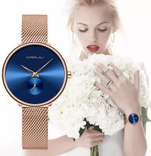 Crrju Ladies Top Luxury 3ATM Water Resistant watch