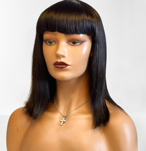 12-inch Fringe Human Hair Wig
