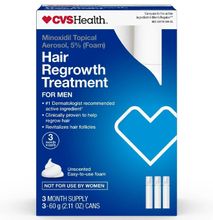 CVS Minoxidil 5% FOAM Hair Loss/Growth 1 Month Supply