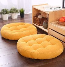 Generic Yellow Round Floor Pillow
