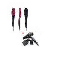 Ceriotti Hair Straightener And Blowdry - Pink And Black