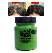 Vaida Slip-N-Sheen Grooms Greys To Black Hair Dye