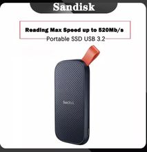 Sandisk E-30 Portable SSD Black 480gb