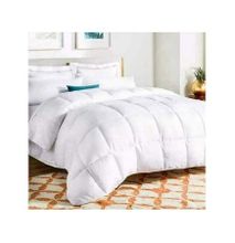 Fashion Plain White Duvet Set (1 Duvet 1 Bed sheet And 2 Pillowcases)