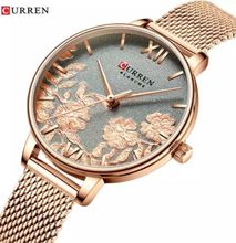 Curren Blanche Women Watches Waterproof Top Brand Luxury Rose Gold Ladies Wristwatch