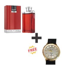 Dunhill desire red (replica) perfume plus free watch