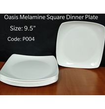 Generic Melamine Deco Dinner Plate Square