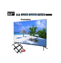 Vision Plus VP8832DF 32 inch HD Frameless Digital LED TV - Black + FREE WALL MOUNT