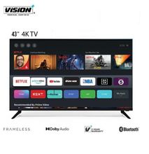 Vision Plus VP8843KV - 43 inch 4K Frameless V+ OS Smart TV