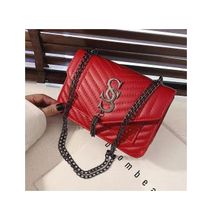 Fashion Handbags For Women PU Leather Top Handle- Red