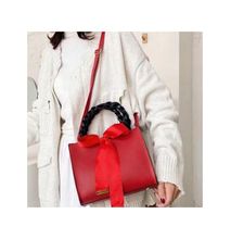 Fashion Handbags For Women PU Leather Top Handle- Redd