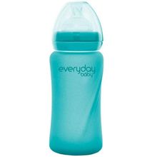 Everyday Baby Glass Bottle Turquoise, 240 ml