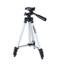 Travel Tripod Stand With Carry Bag - Silver/Black
