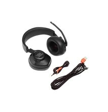 JBL Quantum 400 Wired Over Ear Gaming Headphones - Black