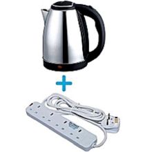 Electric Kettle Plus 4 Way Extension Cable