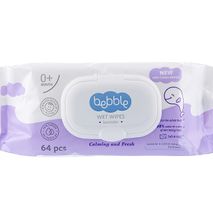 Bebble Baby Wet Wipes with Lavender Extracts - 64 pcs
