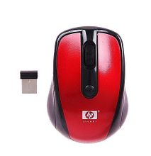 HP 2.4GHz - Wireless Mouse - Red