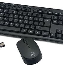DELL KM816 Combo Wireless Keyboard With Mouse Modern Full Size Layout, High-Quality Membrane Keyboard, Optical Mouse Max.
