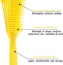 Yellow Detangling Brush for Afro America/ African Hair