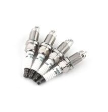 OR 4Pcs Solid Iridium Car Spark Plug For Toyota OEM 9091901221 90919-01221 Silver