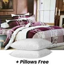High Quality Duvet Set + 2 Free Pillows 600grams