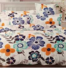 4 Piece Multicolor Duvet Set (1 Duvet, 1 Bedsheet And 2 Pillowcases)- code 404