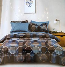 Binded Quality Duvet Set (1 Duvet 1 Bedsheet And 2 Pillowcases)- code 208