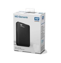 (Western Digital) 500GB External Hard Disk Drive with Cable - Black
