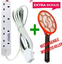 4 Way Power Extension Cable with Mosquito Killer