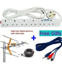 6 Way Power Extension Cable + Free Gifts