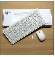Generic Mini Wireless Keyboard And Mouse Combo - White