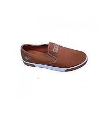 Brown Slip-on Men's Sneakers