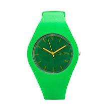 Generic Parrot Green Rubber Strap Unisex Watch.