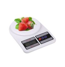 Sterling 10kg LCD Digital Electronic Kitchen Food Diet Scale Weight Balance - White