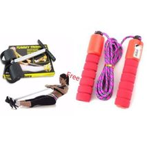 Tummy Trimmer Quality Portable Trimmer+skipping Rope
