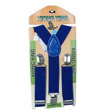 Generic Blue Ink Kids Boy Girls Toddler Clip-on Suspenders Elastic Adjustable Braces HOT