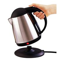 Lyons Stainless Steel 2L Cordless  Electric Kettle- Silver & Black