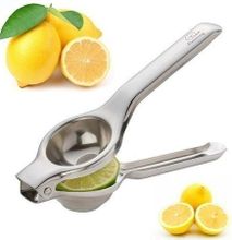 Stainless steel lemon squeezer