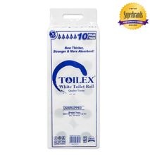 Toilex Toilet Tissue White 10 Pack