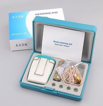 Axon F-18 Pocket Deaf Hearing Aid Powerful Sound Amplifier Enhancement Wired Box