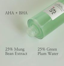 Beauty of Joseon Green Plum AHA BHA Refreshing Toner. Moisturizes, Exfoliates, Smooths & Removes dead skin cells