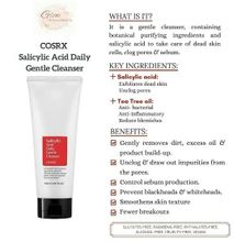 Cosrx Salicylic Acid Daily Gentle Cleanser. Treats & Prevents Acne, Breakouts, Cleanses & Purifies