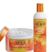 Cantu Duo Set: Coconut Curling Cream + Moisturizing Curl Activator Cream set cantu 2 set