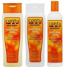 Cantu Trio Set: Shea Butter Shampoo + Hydrating Conditioner + Curl Activator set cantu 3 set