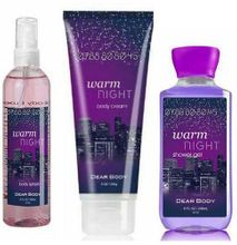 Dear Body Warm Nights 3 In 1 Shower Gel, Body Splash And Body Cream