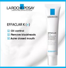La Roche Posay Effaclar K+ Face Cream Daily Treatment for Oily Skin, BLACKHEADS, ACNE & OIL Control.