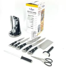 Unique Stainless Steel Home Kitchen 9 Pieces Knife Set