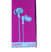 Nippo NP- 3 Magnet Stereo Earphones With Mic