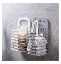 Folding Laundry Hamper Wall Hanging Basket