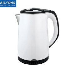 AILYONS FK-0308 Stainless Steel 2.2L Electric Kettle- White and Black
